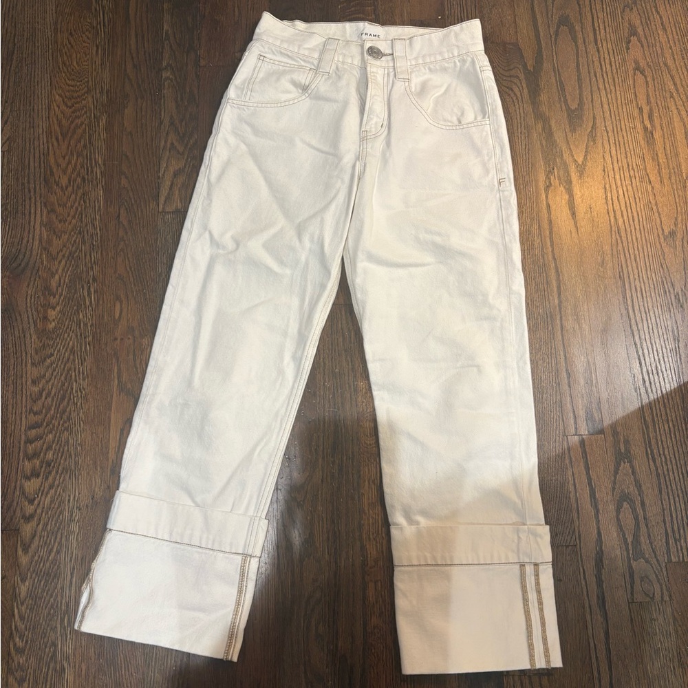 FRAME oversized detail utility pant